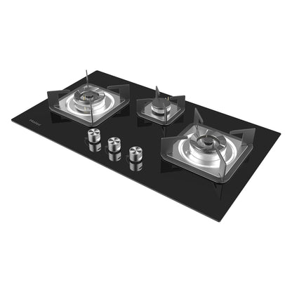 Haier HCC-Q57326 3 Burner Tempered Glass Hob