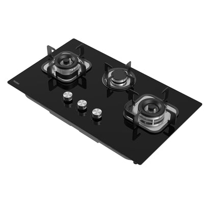 Haier HCC-6321DGG 3 Burner Tempered Glass Hob