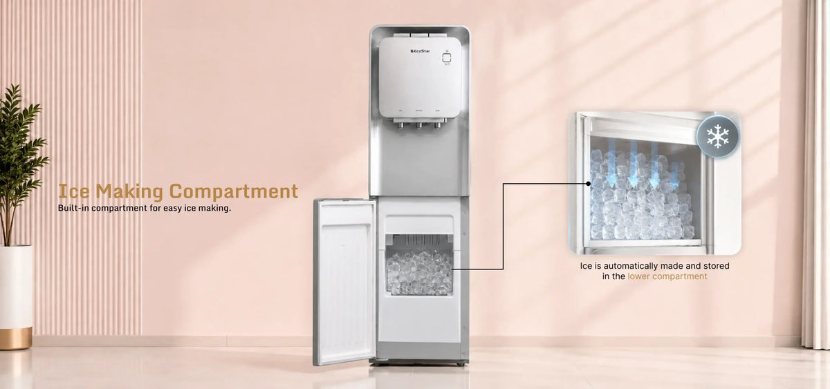 EcoStar WD-550IM Water Dispenser with Ice Maker