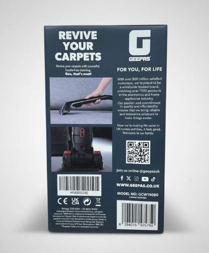 Geepas GCW19060 Carpet Washer