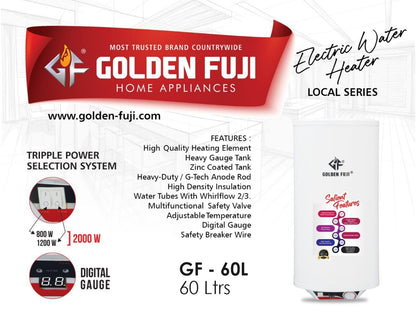 Golden Fuji GF-60L Electric Water Geyser