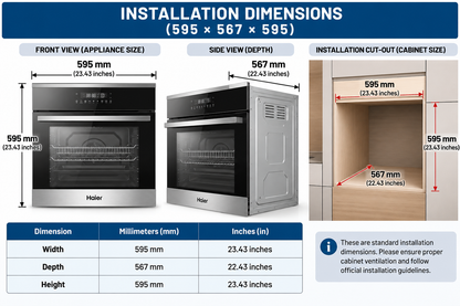 Haier HOX-FP3AGBX-PK Built In Oven