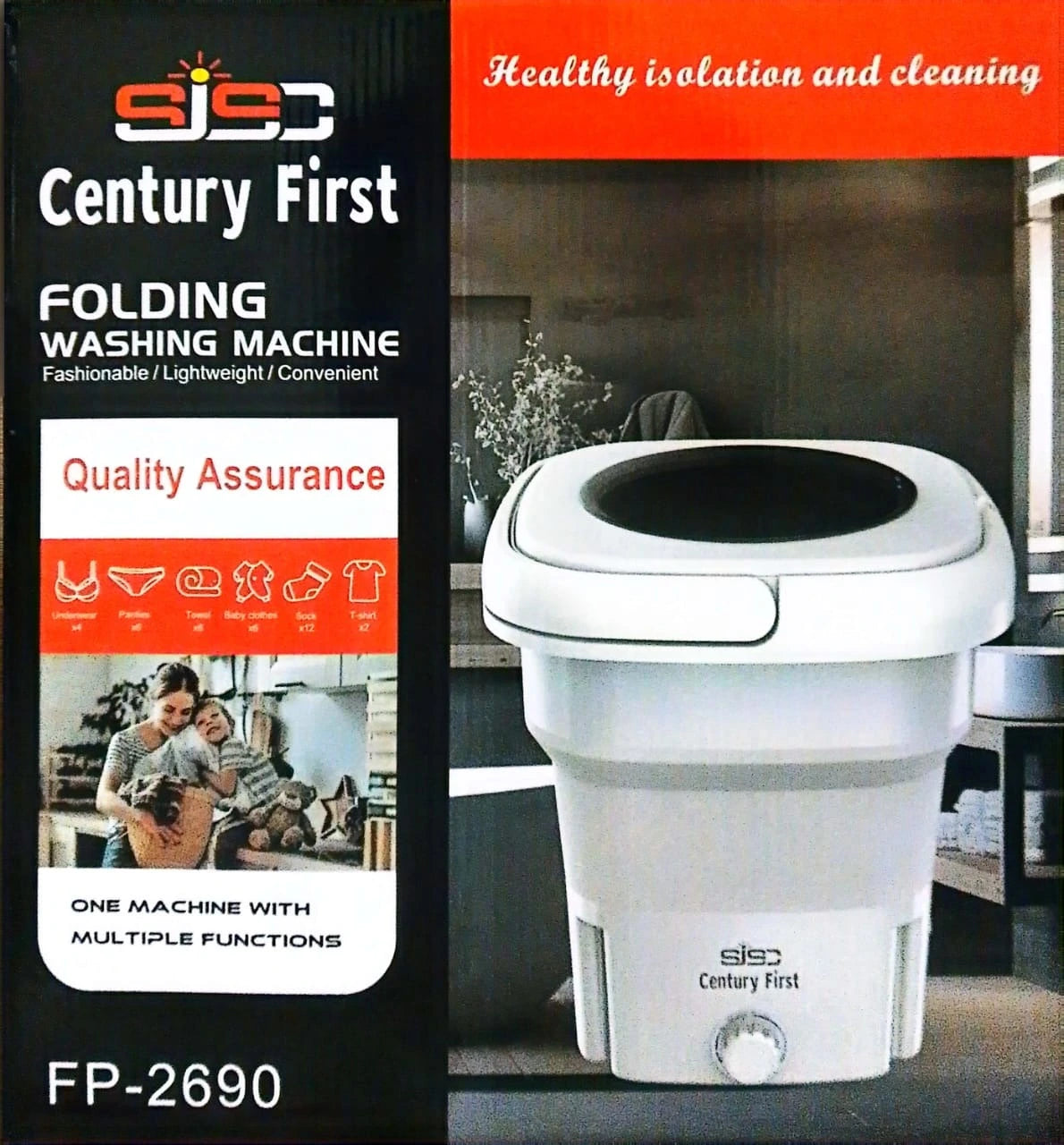 Century First FP-2690 Foldable Portable Washing Machine