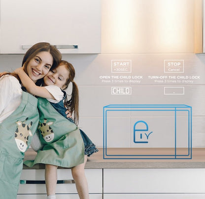 Midea MM823MS Manual Solo Microwave Oven