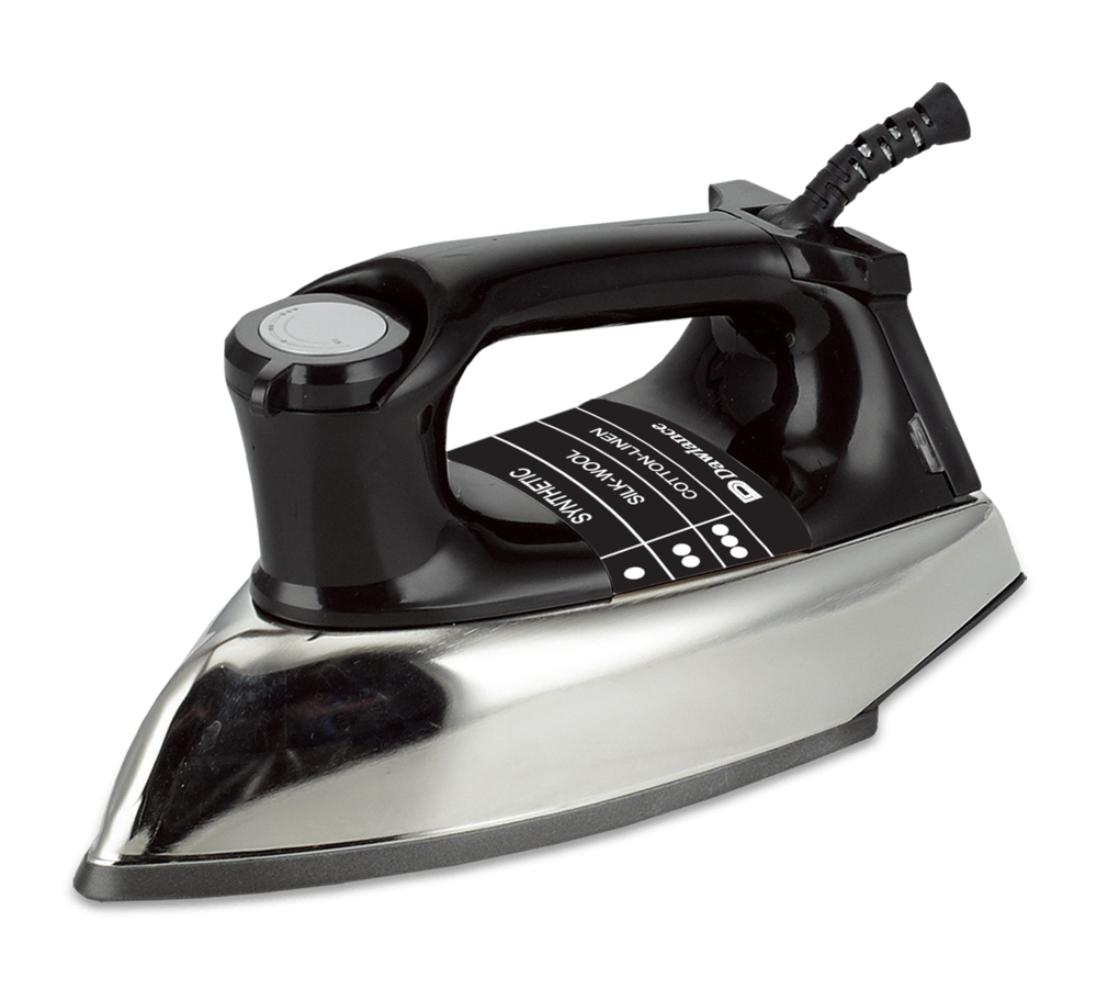 DWDI 1020 Black Dry Iron – Efficient, Durable