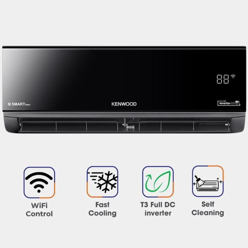 Kenwood KES-1266S E-Smart Onyx 1 Ton Inverter Split AC