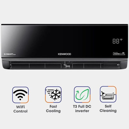 Kenwood KES-1266S E-Smart Onyx 1 Ton Inverter Split AC