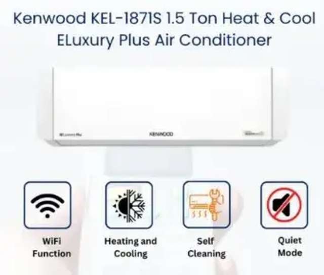 Kenwood KES‑1871S E‑Luxury Plus 1.5 Ton Inverter Split AC