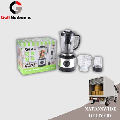 KoLAX 709319 4‑in‑1 Food Processor