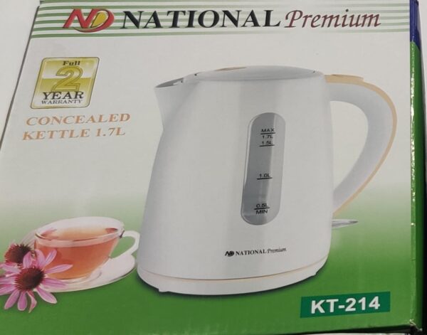 National Premium Concealed Kettle KT 214
