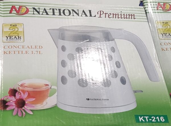 National Premium Concealed Kettle KT 216