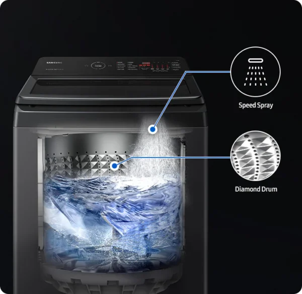 Samsung-WA10CK4545BYRT with Ecobubble™, 10 Kg