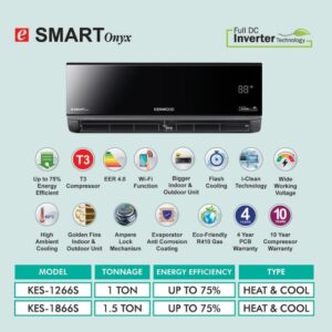 kenwood 1266s e Smart onyx 1 ton inverter
