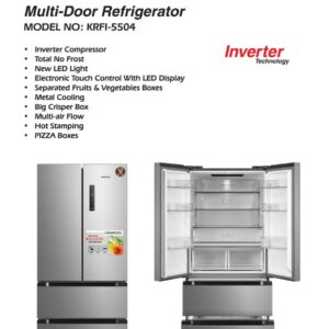 Kenwood KRFI-5504 Multi Door Inverter Refrigerator