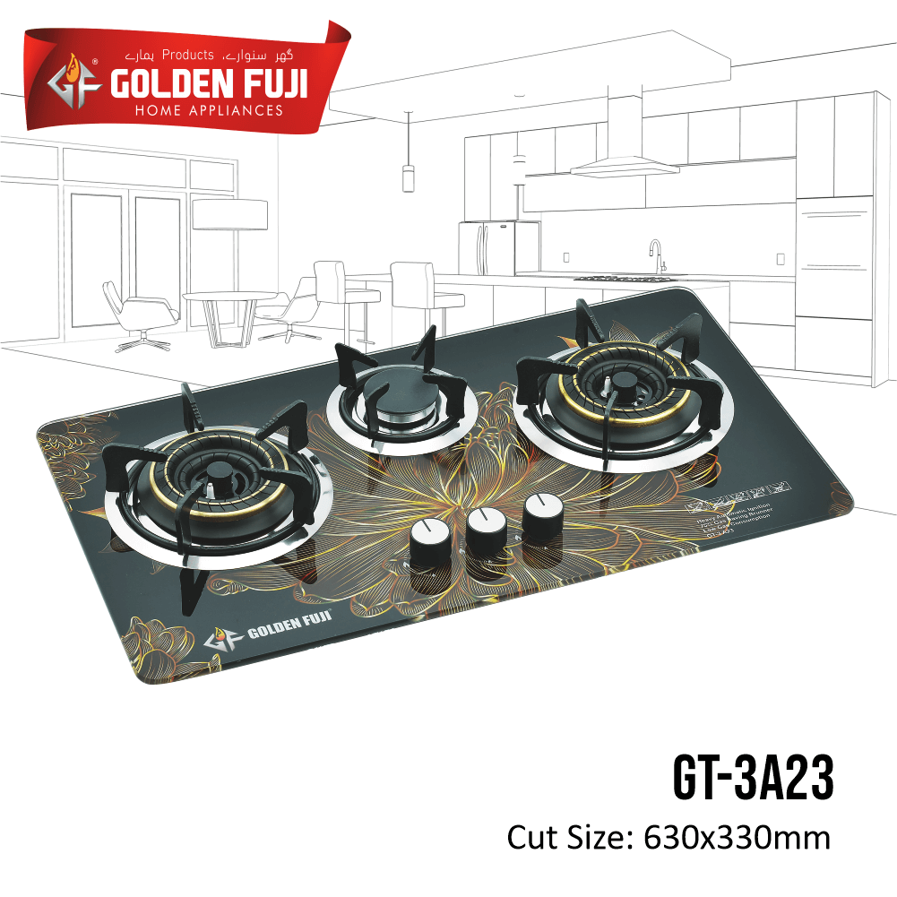 Golden Fuji #GT‑3A23 Kitchen Built‑In Hob
