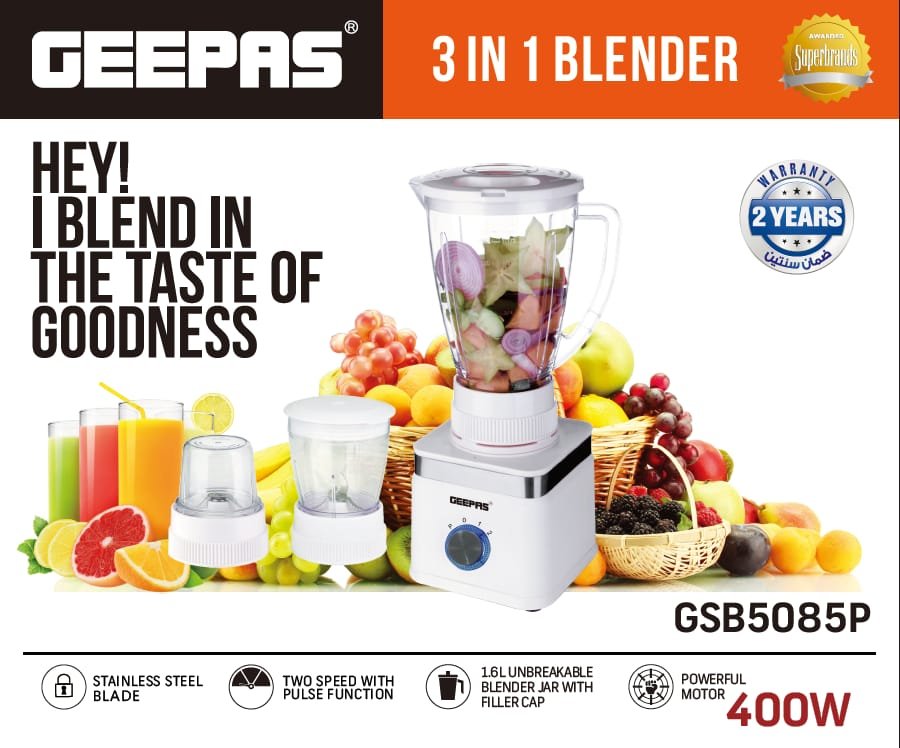 Geepas Blender GSB5085 - Image 2