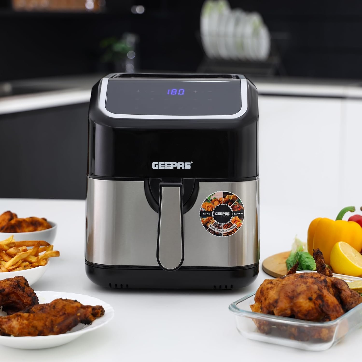 Geepas GAF37527 5 Liter Air Fryer
