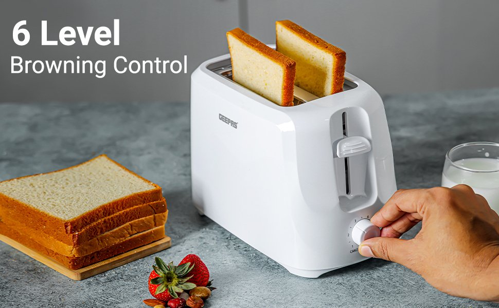 Geepas GBT36515 2 Slice Bread Toaster