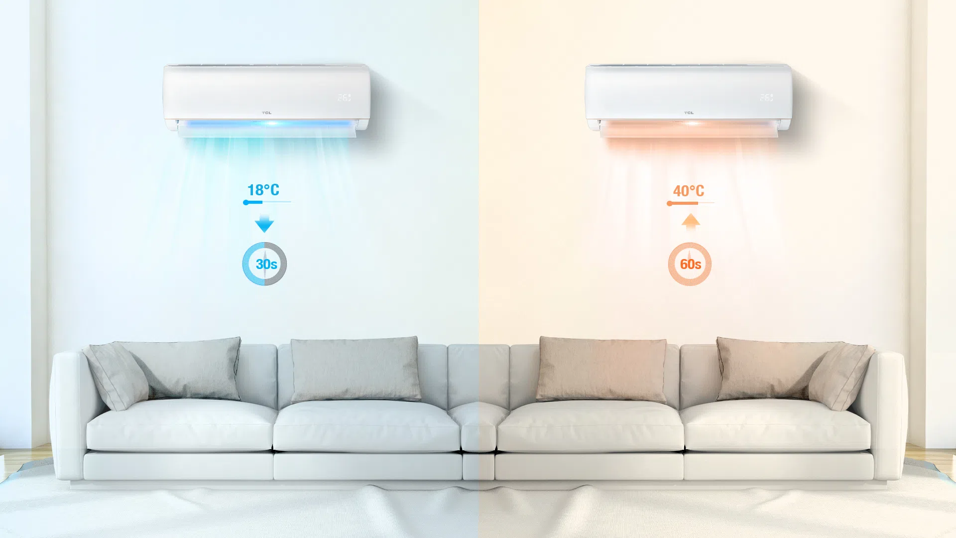 TCL Miracle TAC-18T3B 1.5 Ton Inverter Air Conditioner