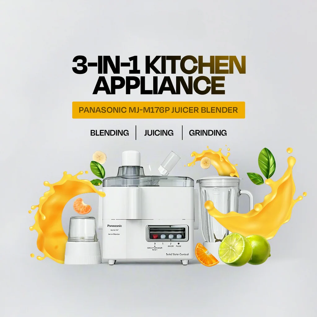 Panasonic MJ-M176P Juicer Blender