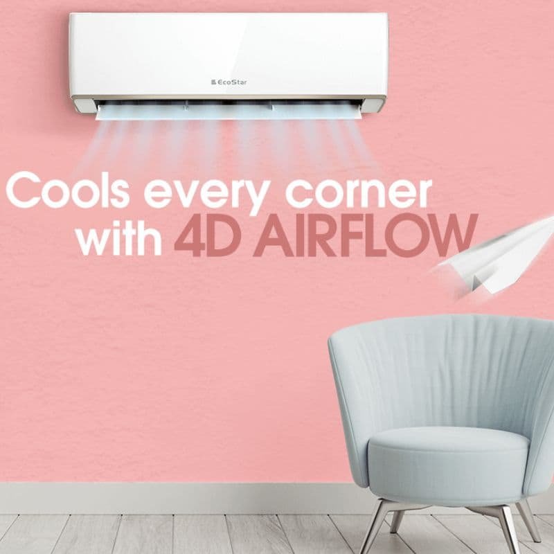 EcoStar ES-18DU01WC Premium Duke Series 1.5 TON Inverter AC