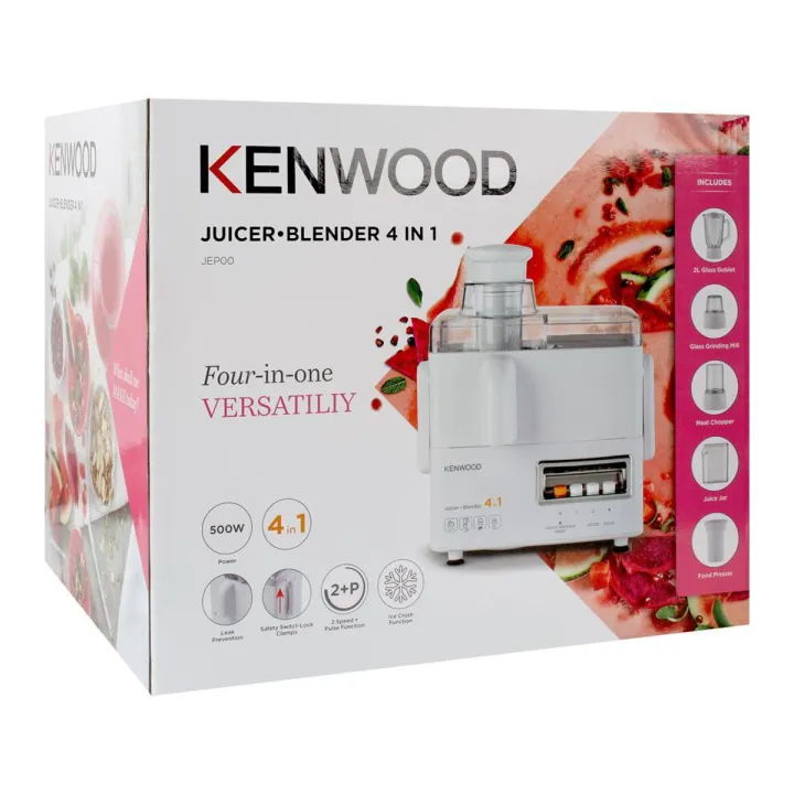Kenwood JEP-00-400WH 4-in-1 Juicer Blender