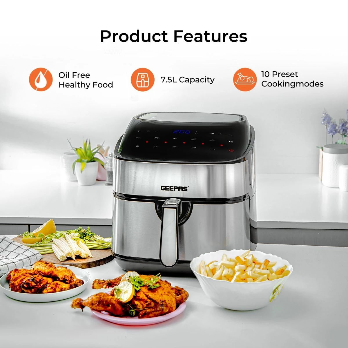 GEEPAS AIR FRYER GAF-37530