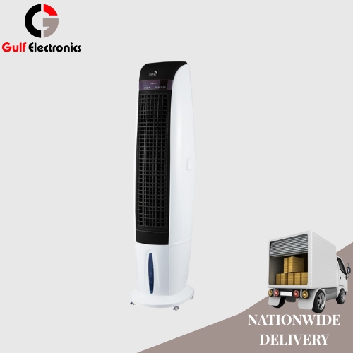Geepas GAC 9450 Black Colour Double Blower Floor Standing Room Air Cooler