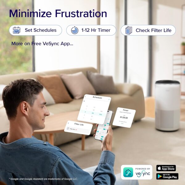 Levoit Core 400S True HEPA Smart Air Purifier - Image 3