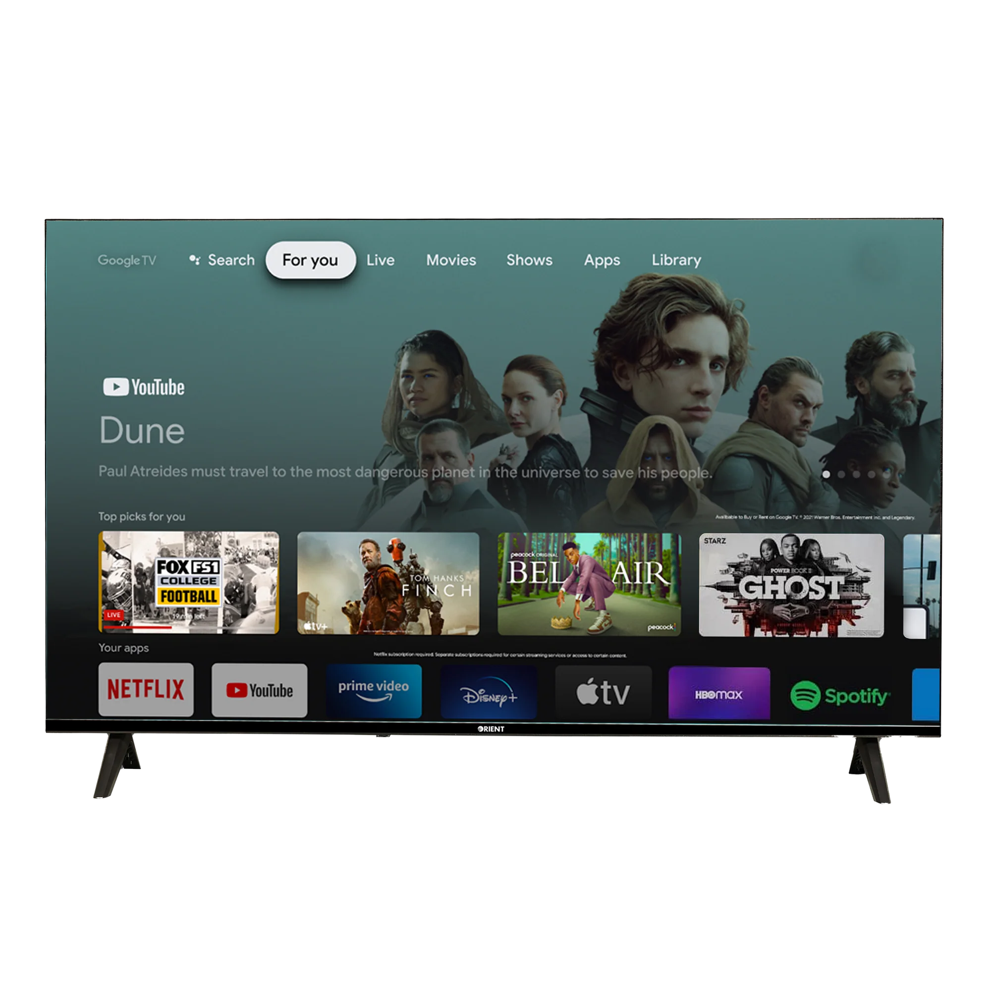 Orient Fusion 43S FHD Black LED TV