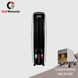 Geepas GAC 9451 Room Air Cooler – Stylish Black Design and Compact Size