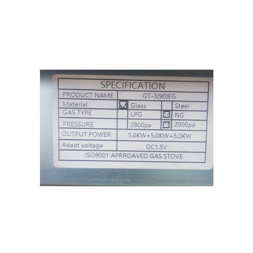 Golden Fuji GT-3(90)EG Kitchen Built-In Hob