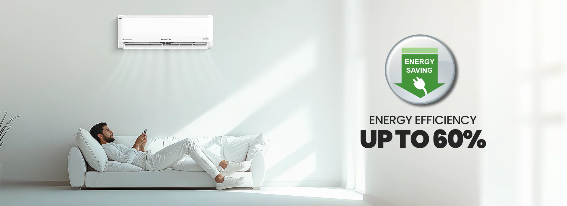 Kenwood KES-1862S E-Supreme Pro 1.5 Ton Inverter Split AC