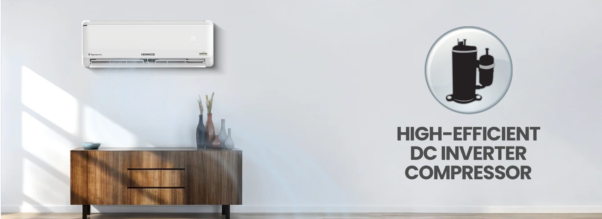 Kenwood KES-1862S E-Supreme Pro 1.5 Ton Inverter Split AC