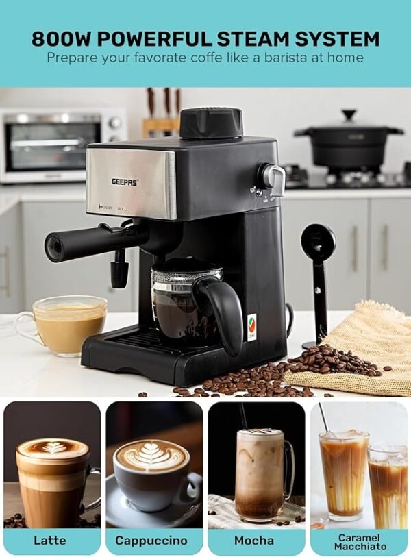 Geepas GCM6109 Cappuccino Maker - Image 2