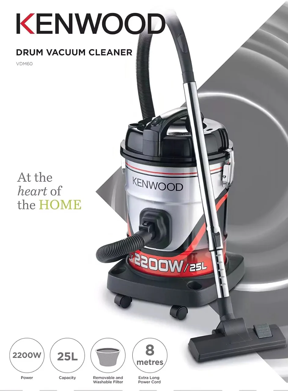 Kenwood VDM60.000BR Drum Vacuum Cleaner