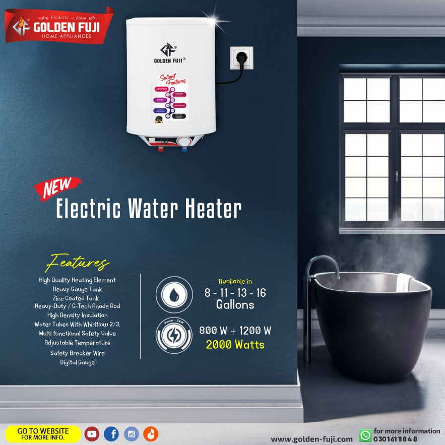 Golden Fuji GF‑30L Electric Water Geyser