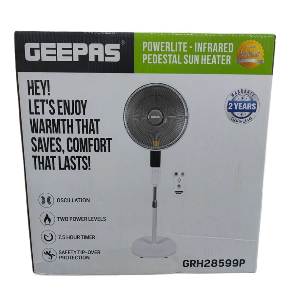Geepas GRH28599P Plate Heater