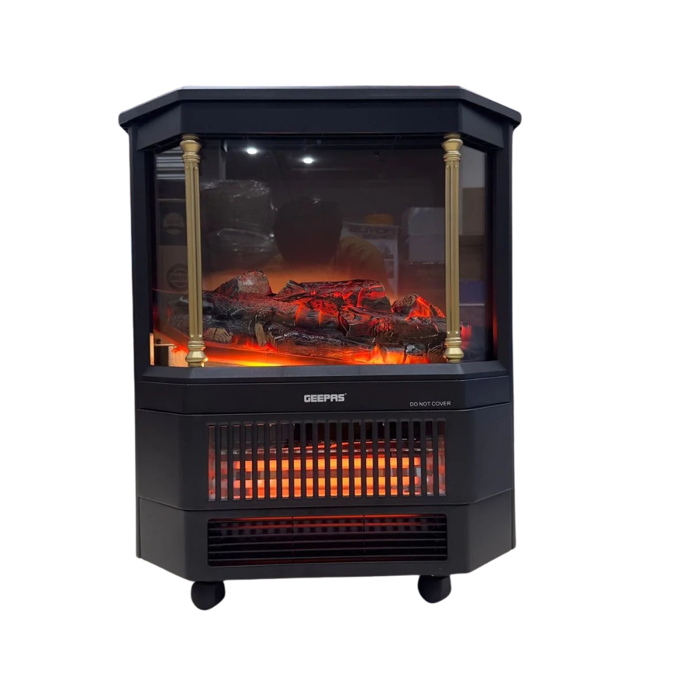 Geepas GRH28580P Electric Fireplace Heater