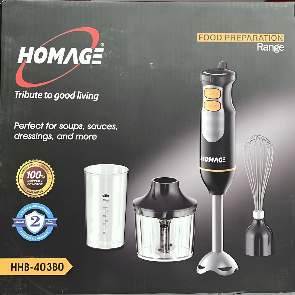 Homage HHB-403B0 Hand Blender