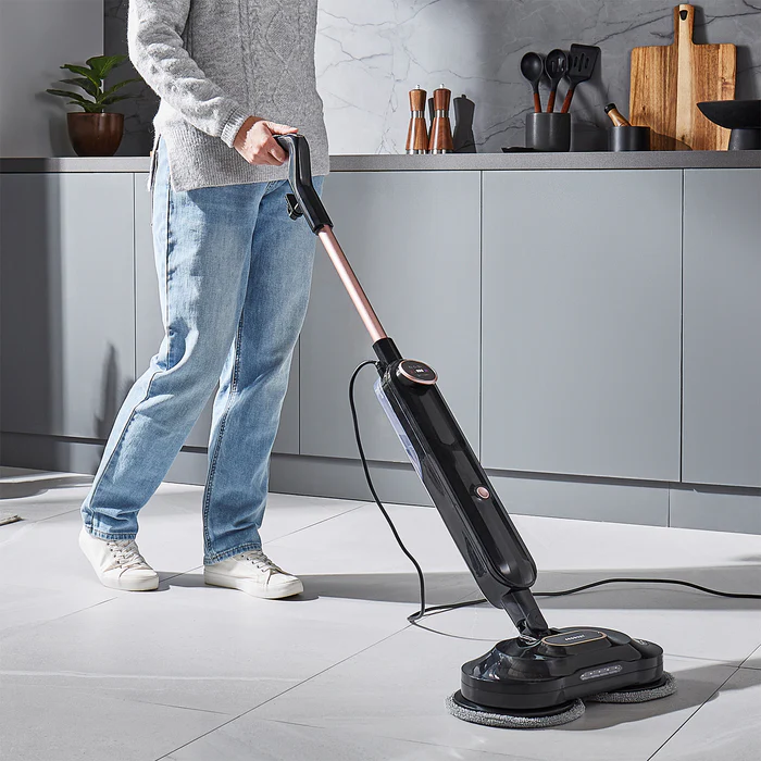 Geepas GSC63077UK Digital Steam & Scrub Floor Mop