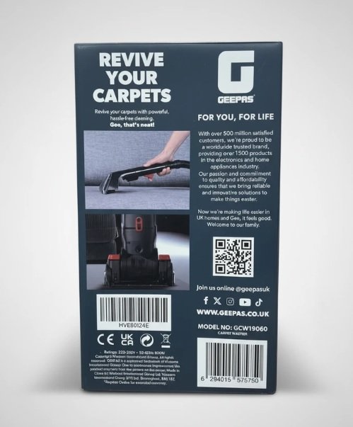 Geepas GCW19060 Carpet Washer