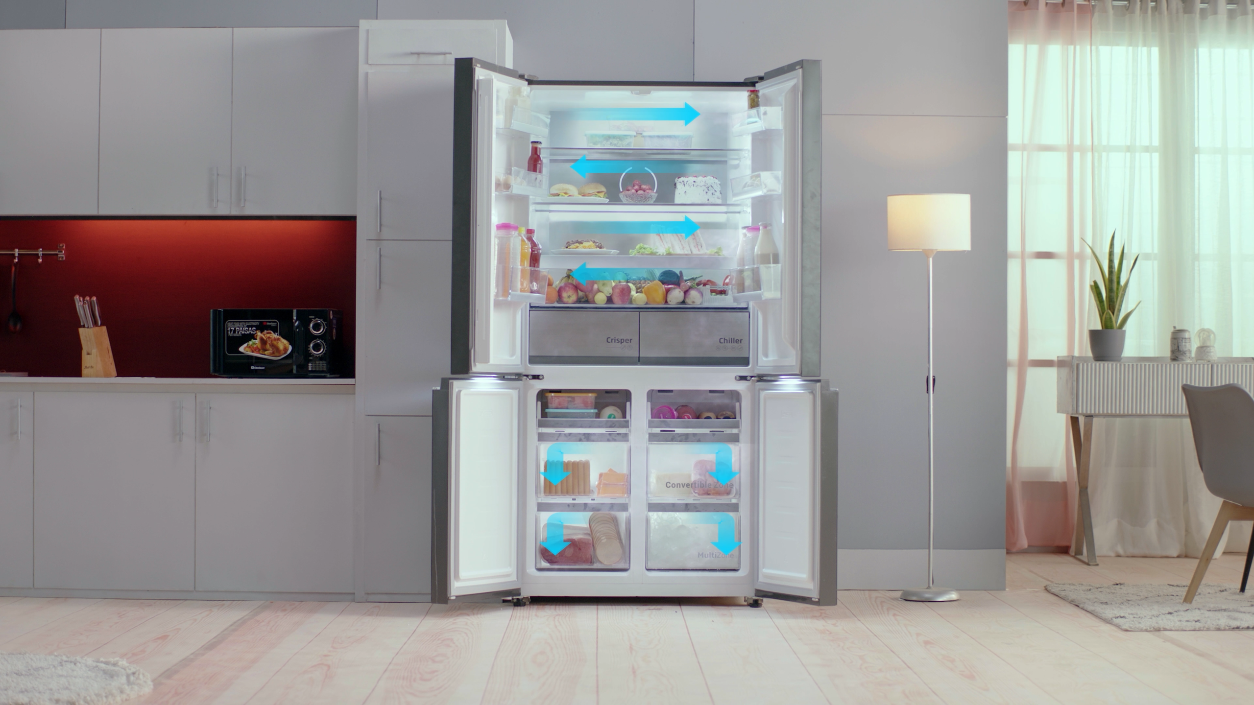 Dawlance DMD 9060 Inox INV No Frost Refrigerator