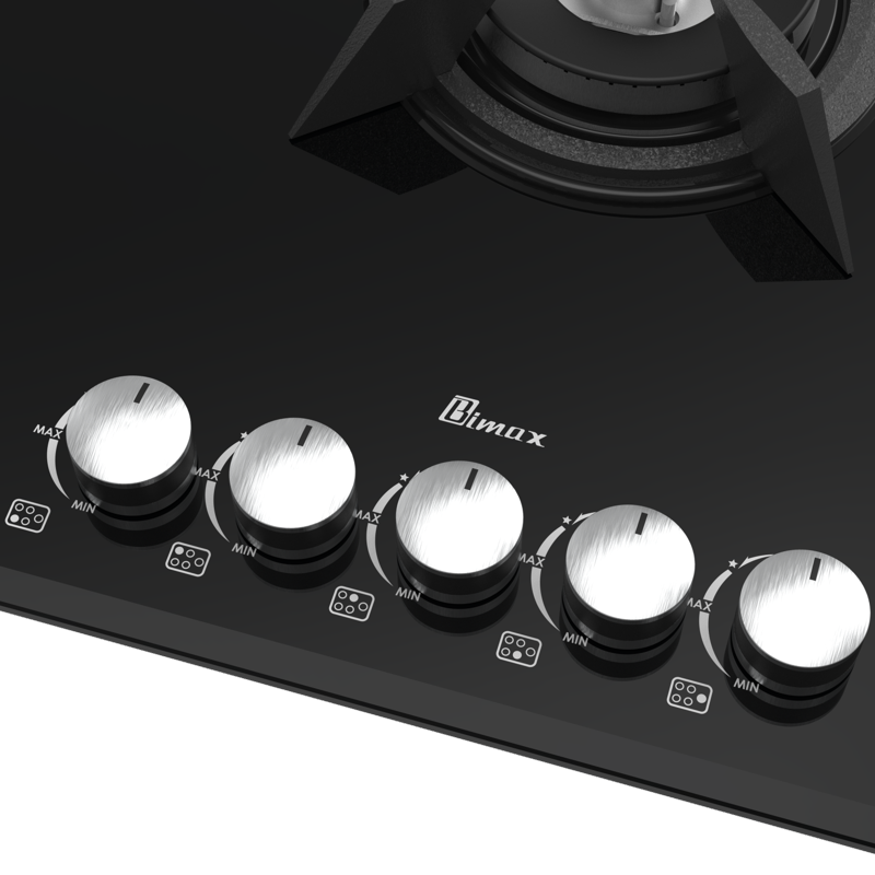 Bimax 0059 B Black Glass Hob