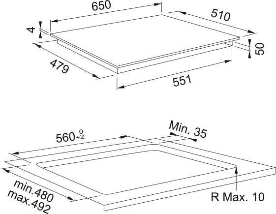 Franke FSM654IBK Induction Hob