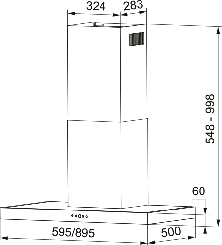 Franke TIBER 60 XS Hood