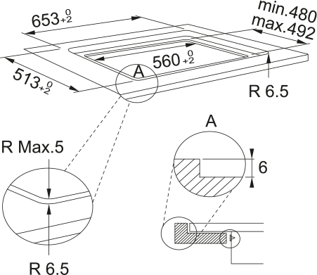 Franke FSM654IBK Induction Hob