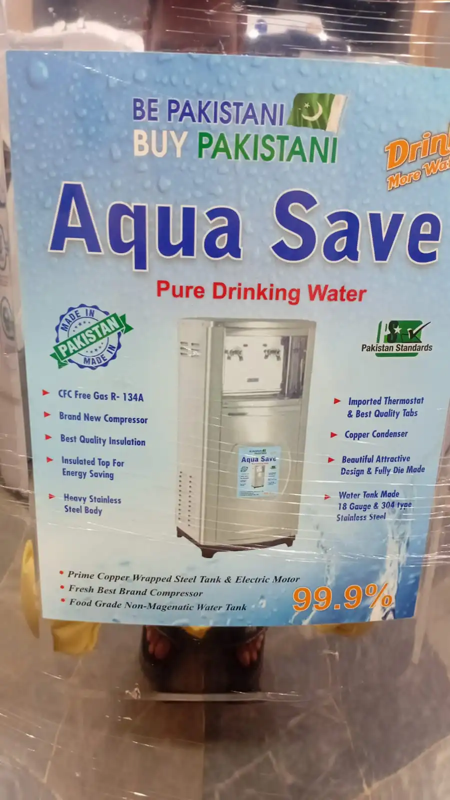 Aqua Save 35 Liters Electric Water Cooler