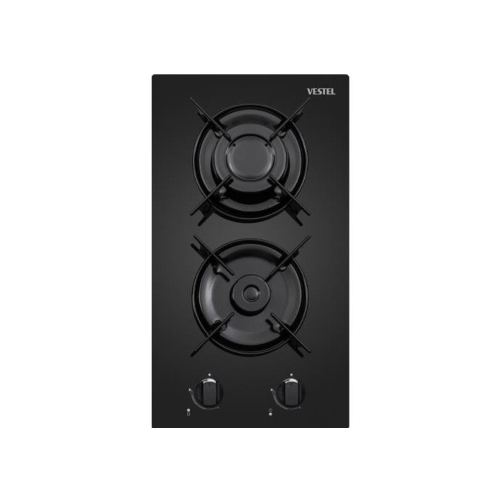 Vestel GS 30G2S1 Black Glass Gas Hob