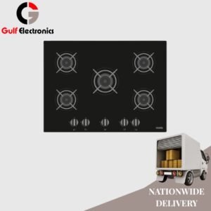 Vestel BH-7112B Black Glass Gas Hob